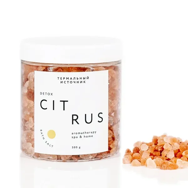 Натуральная соль для ванны CITRUS detox антицеллюлитная 300 г.